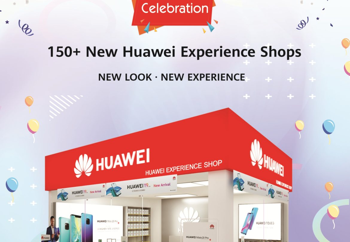 Picture_Huawei Brand Shop Celebration Huawei brand shops wear a new look