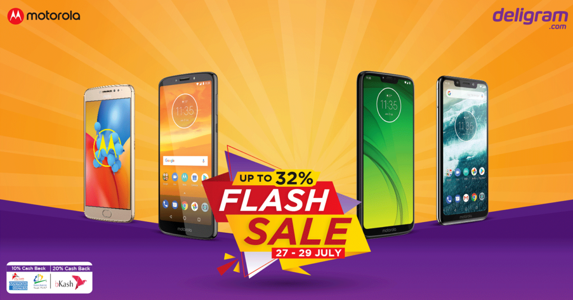 Deligram brings flash sale on Motorola handsets