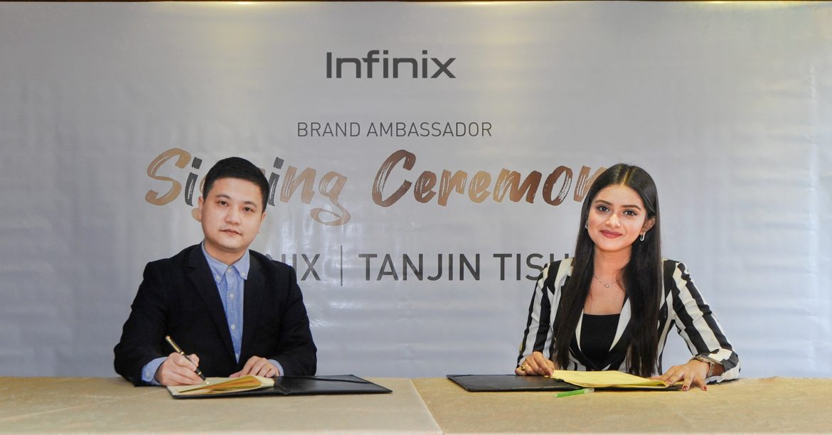 Actress Tanjin Tisha Renews Contract as Infinix Brand Ambassador for 2022