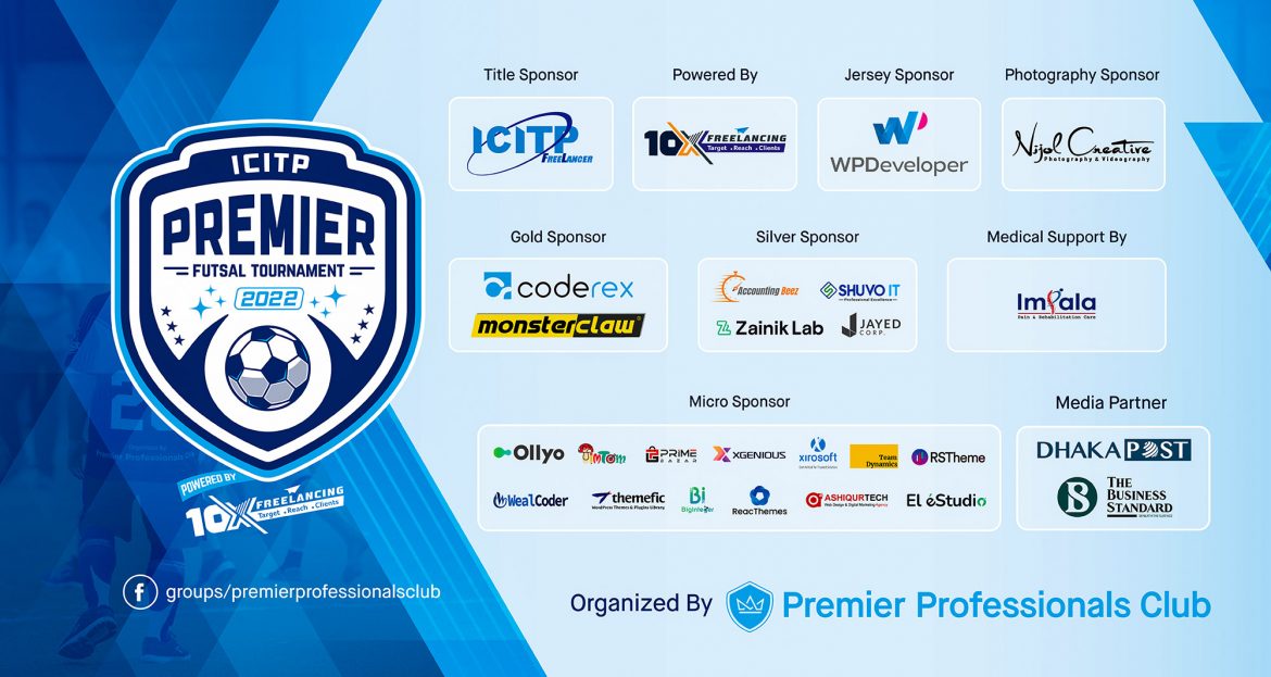 Freelancers Premier Futsal Tournament to be held on 6th March