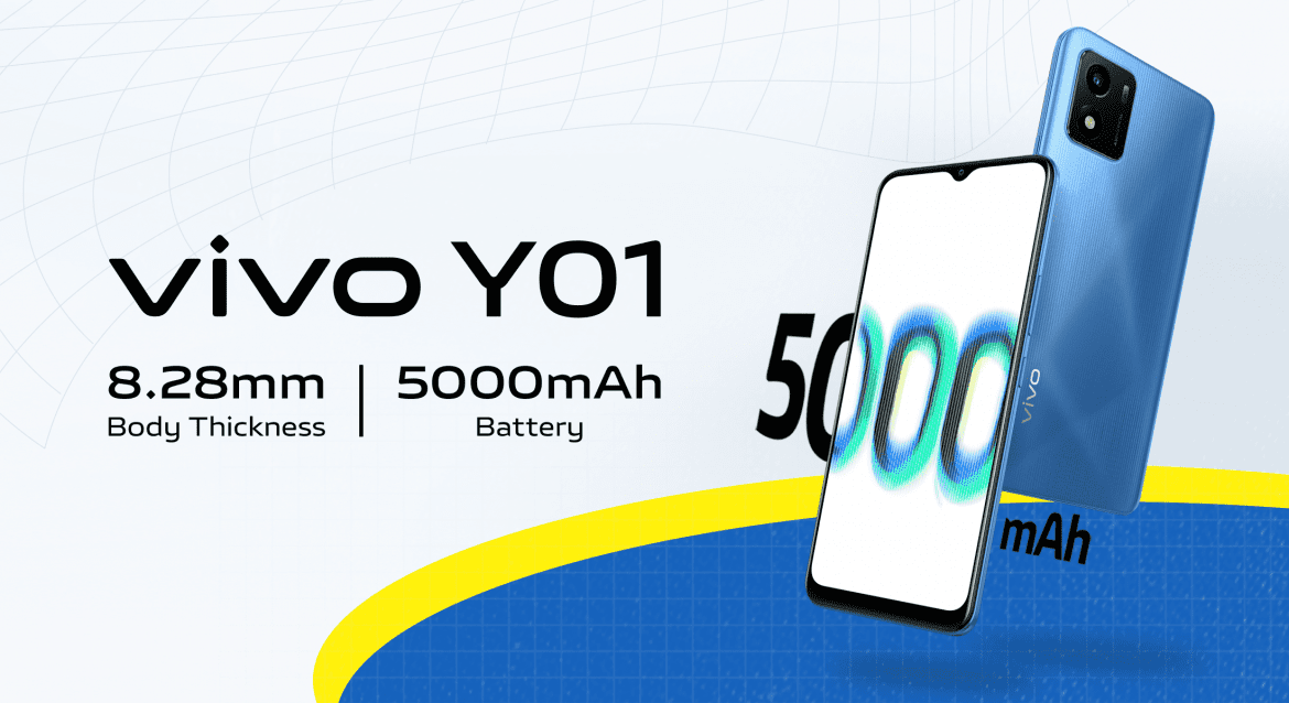 Powerful Performance, Sleek Design And Durable Battery, The vivo Y01 Has Arrived In Style!