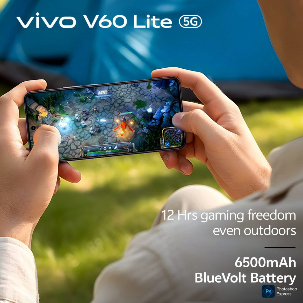 vivo V60 Lite Brings 12-Hour Lag-Free Gaming with Turbo-Speed Chip