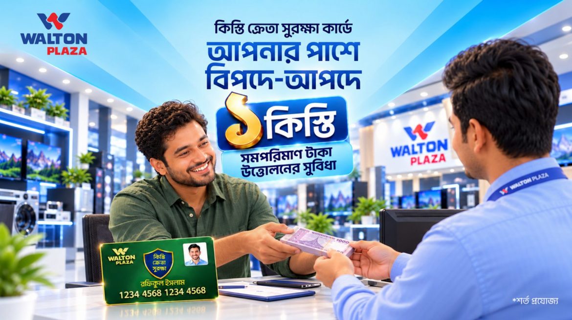Walton Plaza protection cardholders get one instalment cash withdrawal facility   